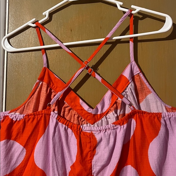 Ava & Viv Lilac and Red Abstract Woven Sundress - Picture 8 of 11